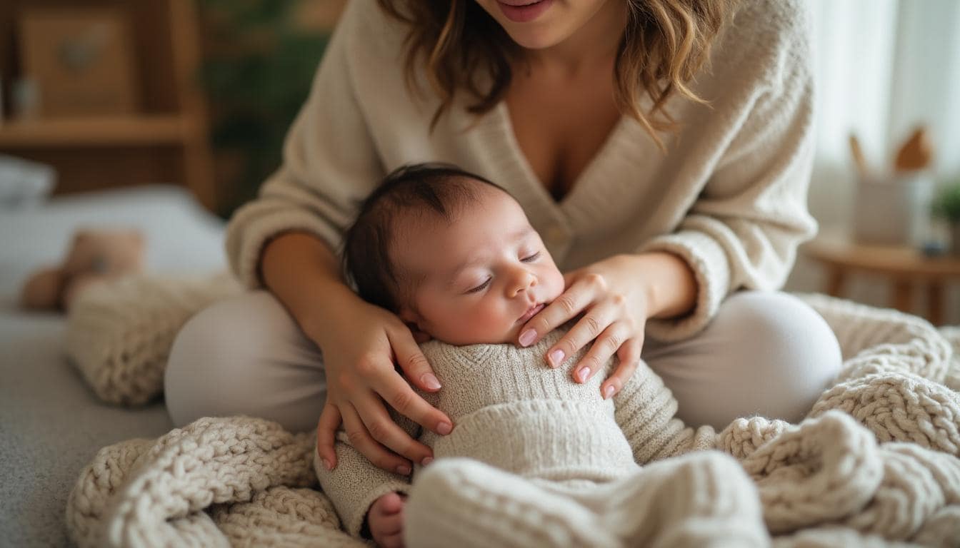 découvrez l'importance du massage et de la stimulation sensorielle pour le bien-être et le développement harmonieux de votre nourrisson.