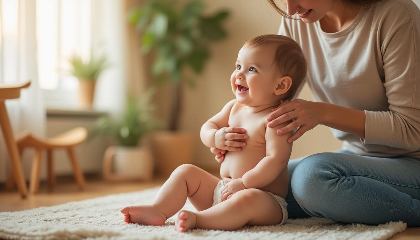 découvrez comment le massage bébé peut favoriser le développement de la coordination et de l'équilibre chez votre enfant, tout en renforçant le lien affectif.