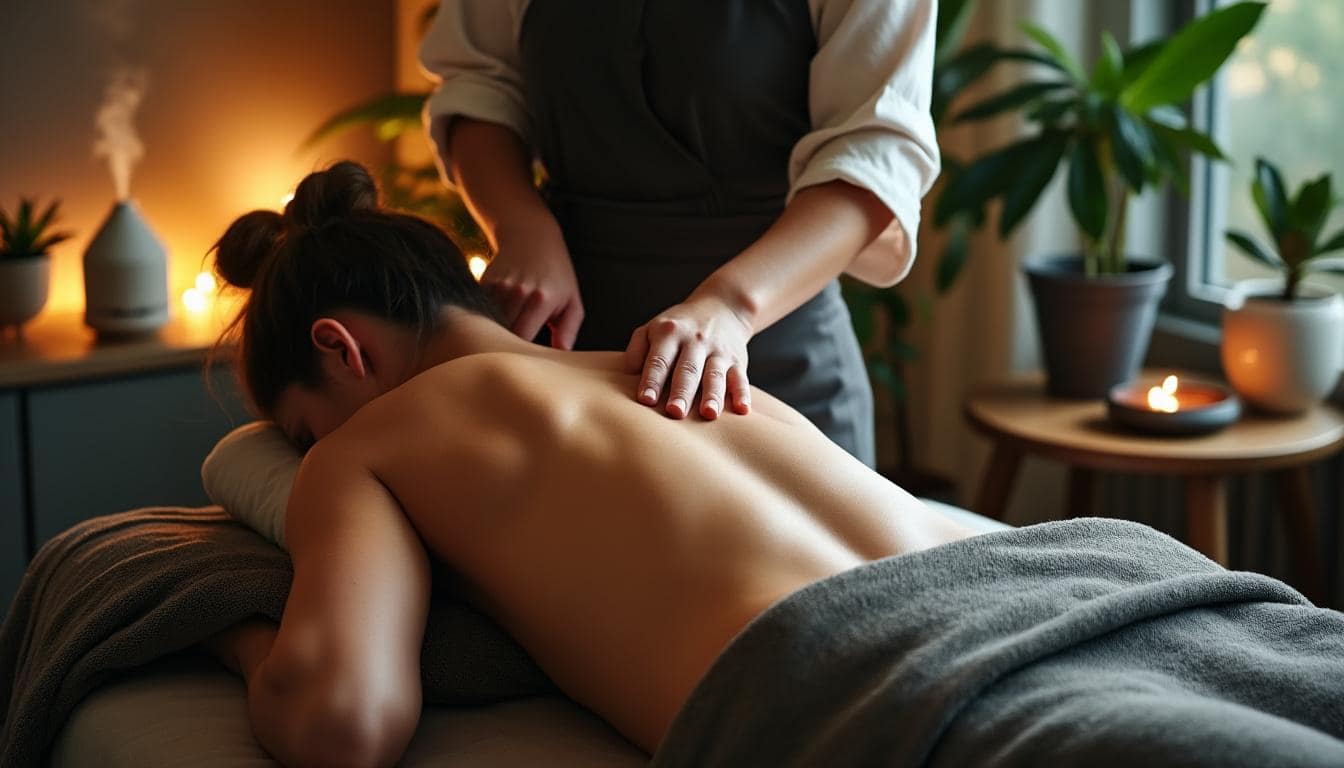 découvrez tous les bienfaits du massage aromathérapeutique : détente profonde, réduction du stress et amélioration du bien-être grâce aux huiles essentielles. offrez-vous une expérience sensorielle unique pour revitaliser votre corps et votre esprit.